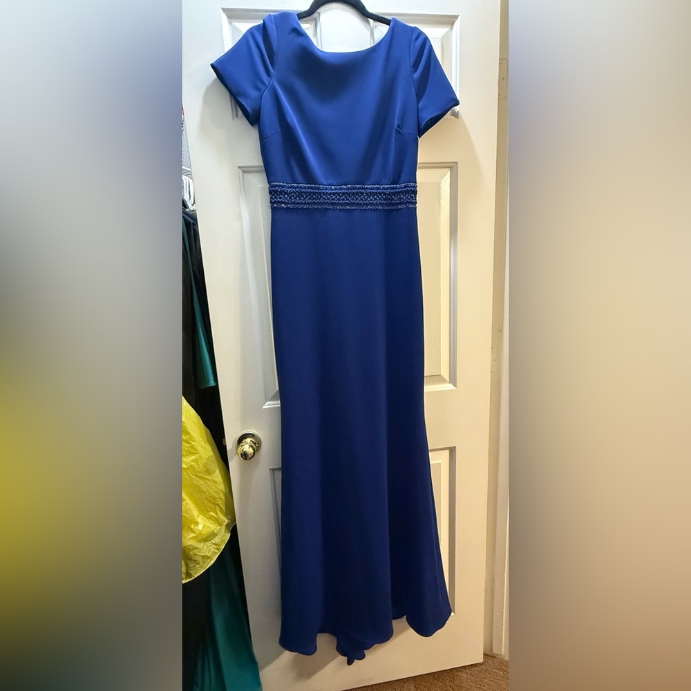 Badgley Mischka Royal Blue Dress